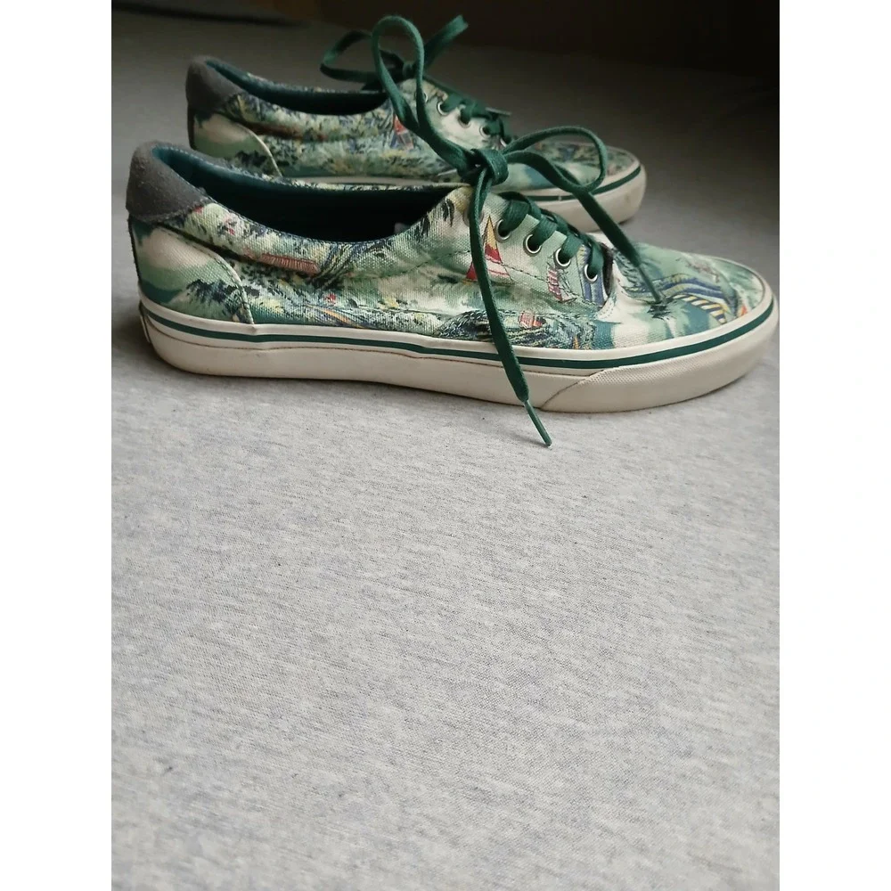Ralph Lauren Shoes 9 D Thornton III Sailor Comfort Casual Boat Yacht Preppy Grey